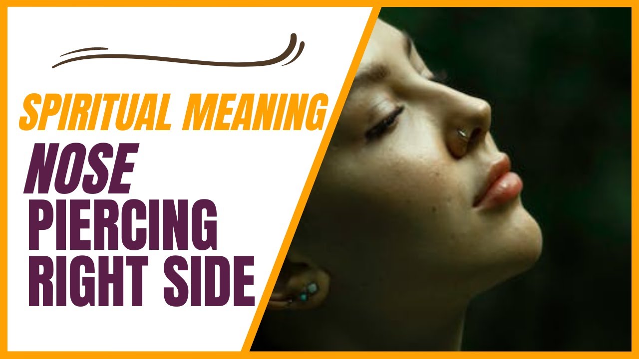 Significado espiritual do piercing no nariz do lado direito